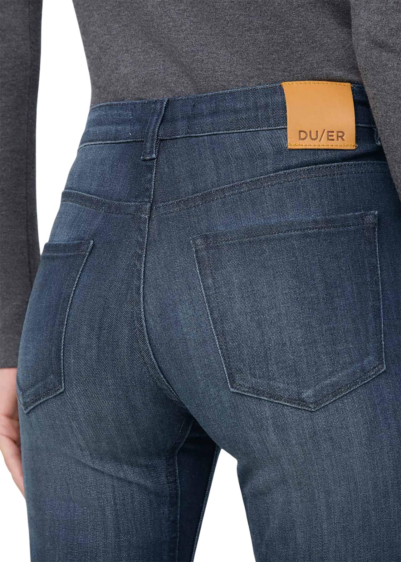 Product gallery image number 3 for product Performance Denim Mid Rise Slim Straight Jeans - Women's