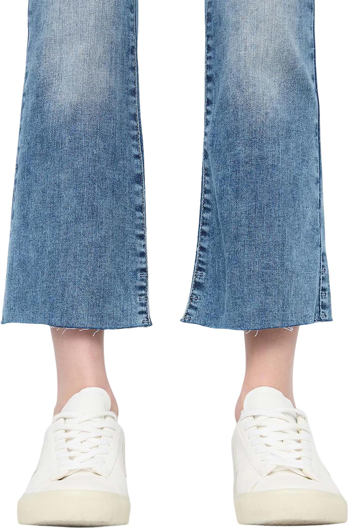 Numéro de l'image de la galerie de produits 3 pour le produit Jean évasé court à taille haute Performance Denim - Femme