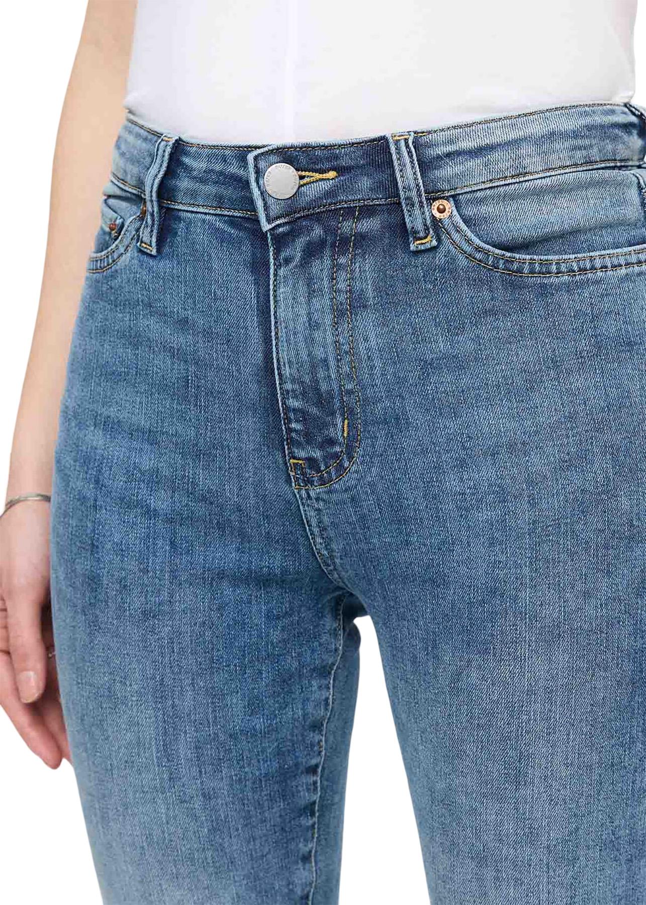 Numéro de l'image de la galerie de produits 5 pour le produit Jean évasé court à taille haute Performance Denim - Femme