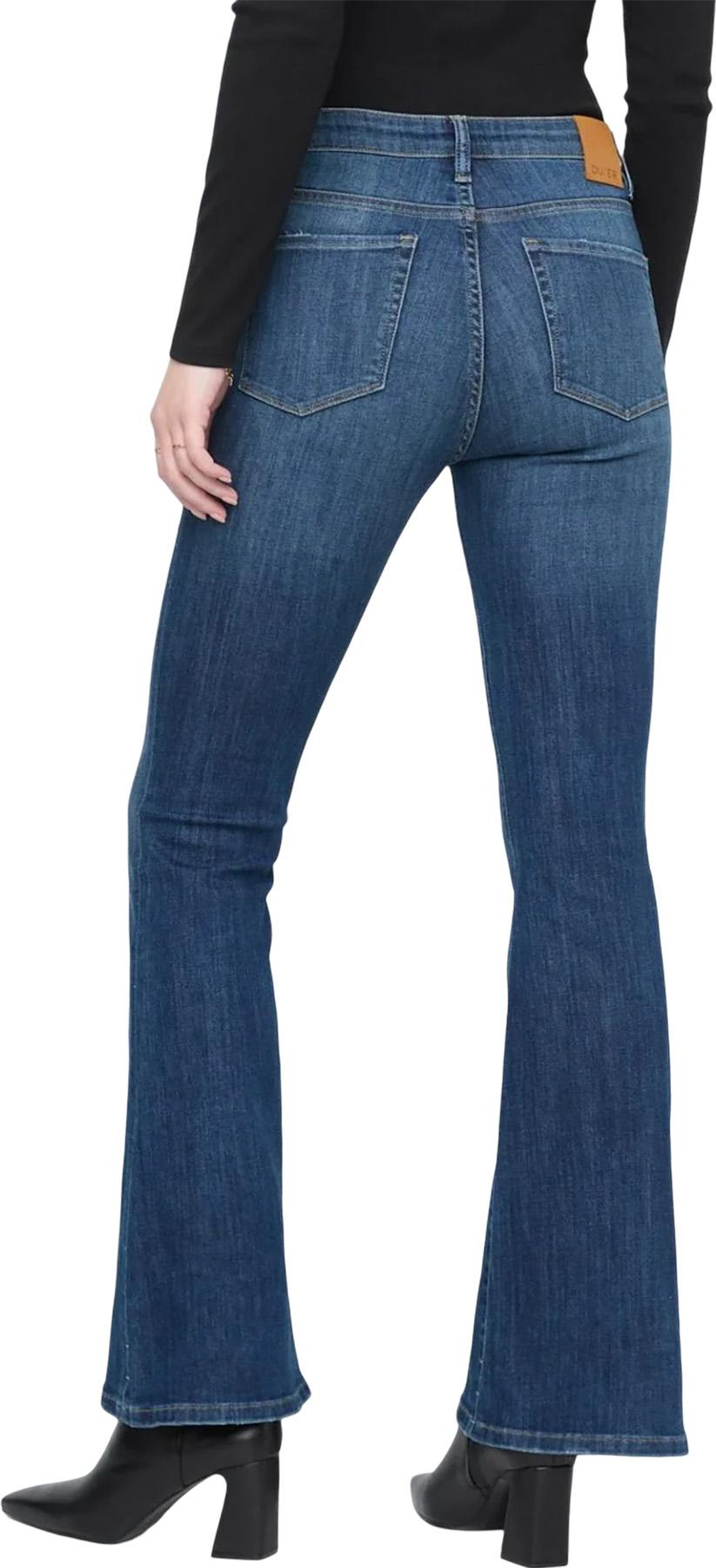 Numéro de l'image de la galerie de produits 2 pour le produit Jean évasé à taille haute Performance Denim - Femme