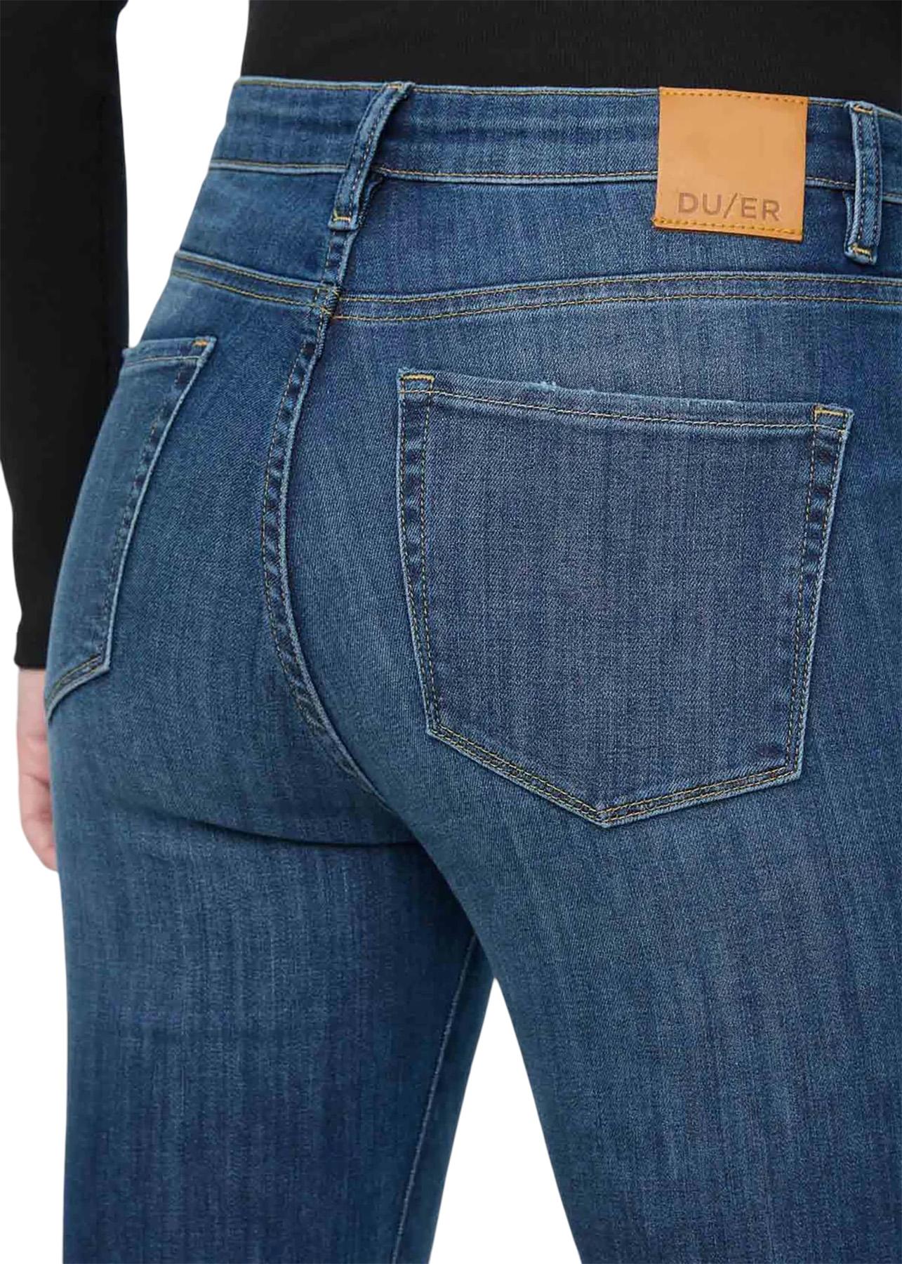 Numéro de l'image de la galerie de produits 6 pour le produit Jean évasé à taille haute Performance Denim - Femme
