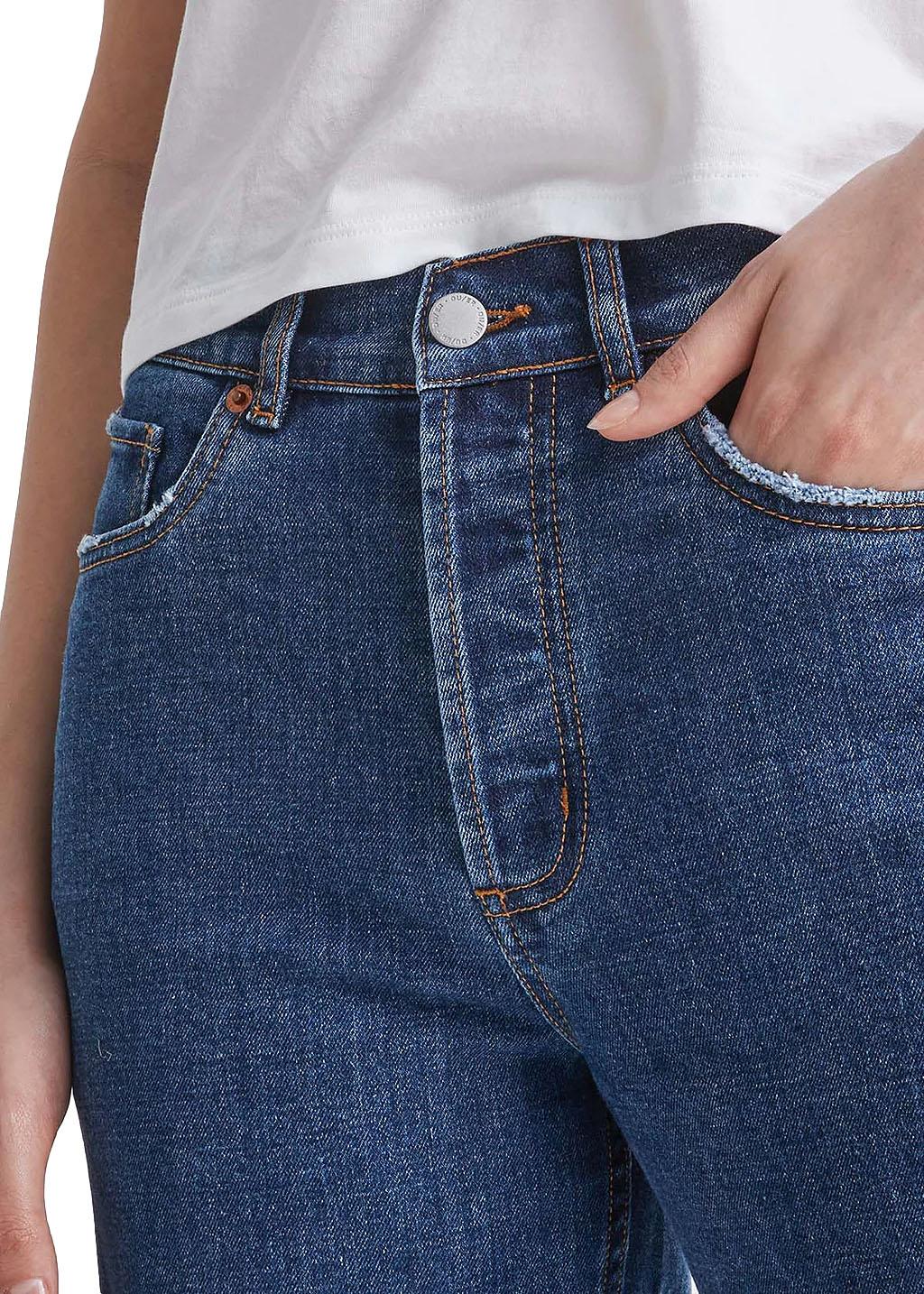 Product gallery image number 4 for product Midweight Performance Denim Loose Straight Jean - Women's