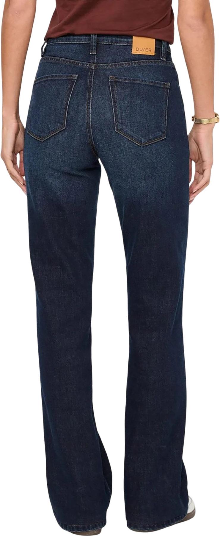 Product gallery image number 5 for product Midweight Denim Wide Leg Zip Fly Jeans - Women's