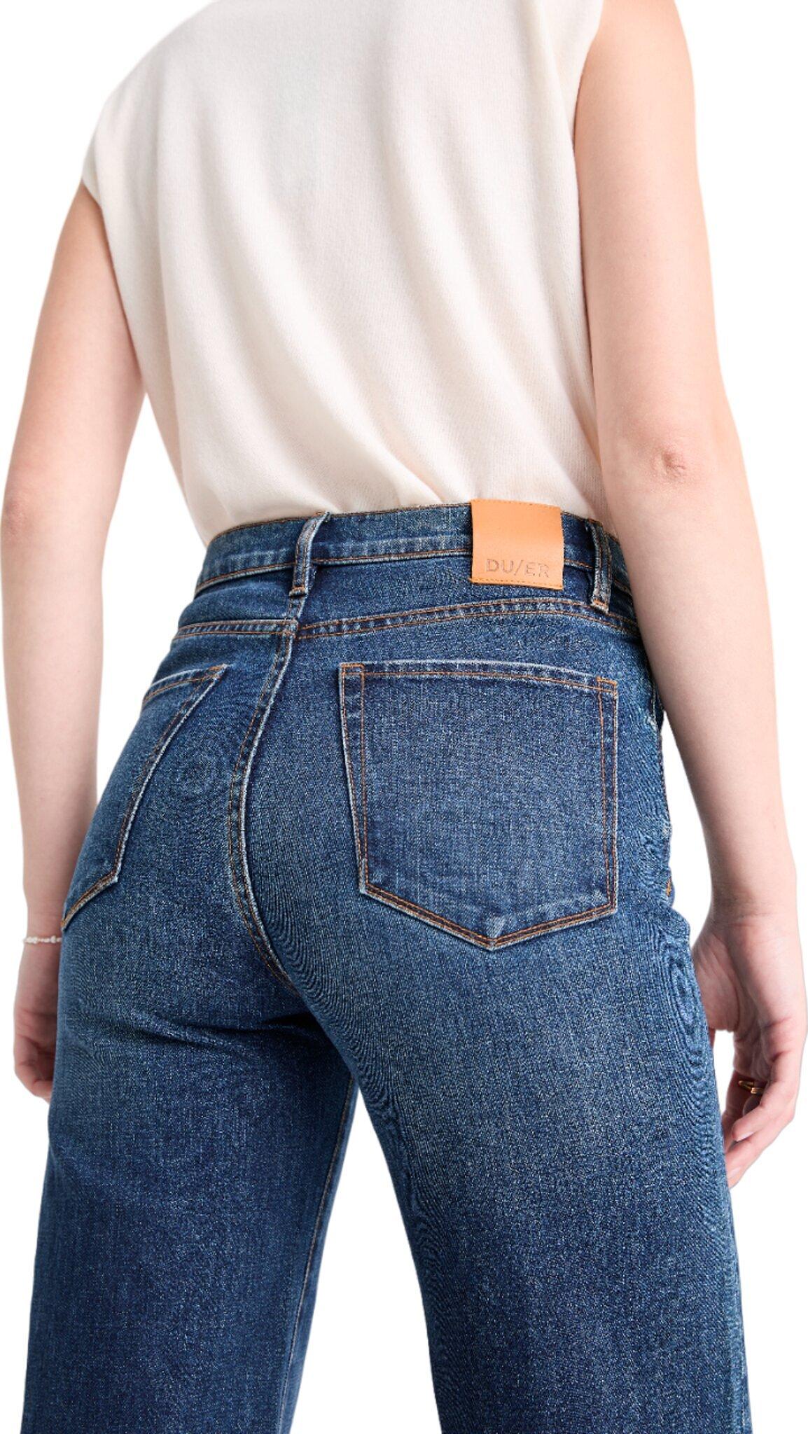 Product gallery image number 5 for product Midweight Performance Denim Wide Leg Jean - Women's