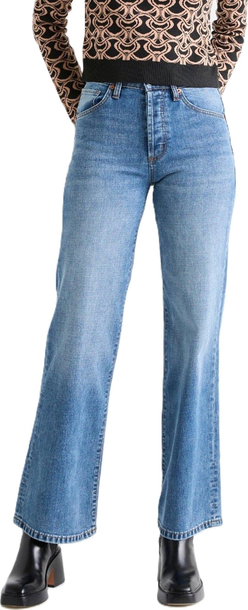 Product gallery image number 5 for product Midweight Performance Denim Wide Leg Jean - Women's