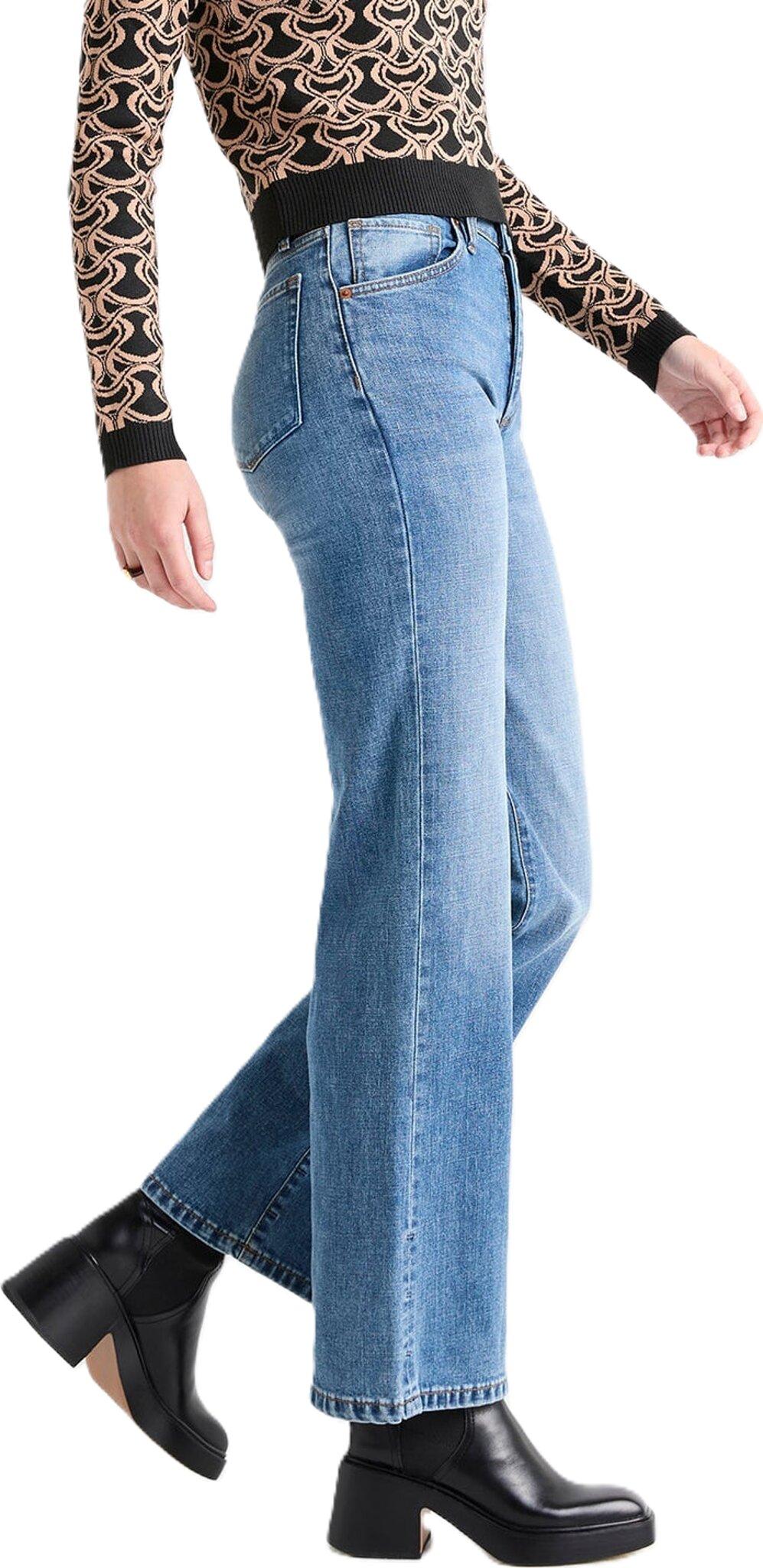 Product gallery image number 4 for product Midweight Performance Denim Wide Leg Jean - Women's