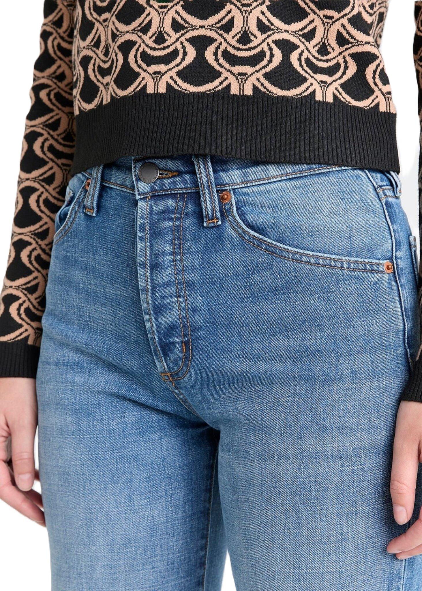 Product gallery image number 6 for product Midweight Performance Denim Wide Leg Jean - Women's