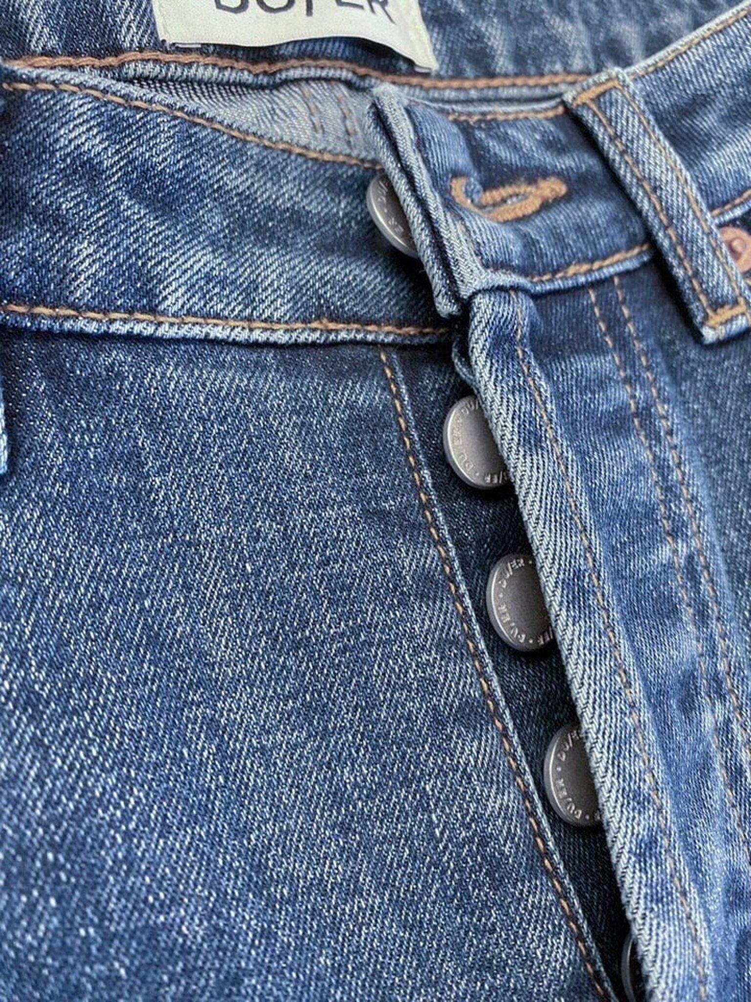 Product gallery image number 7 for product Midweight Performance Denim Wide Leg Jean - Women's