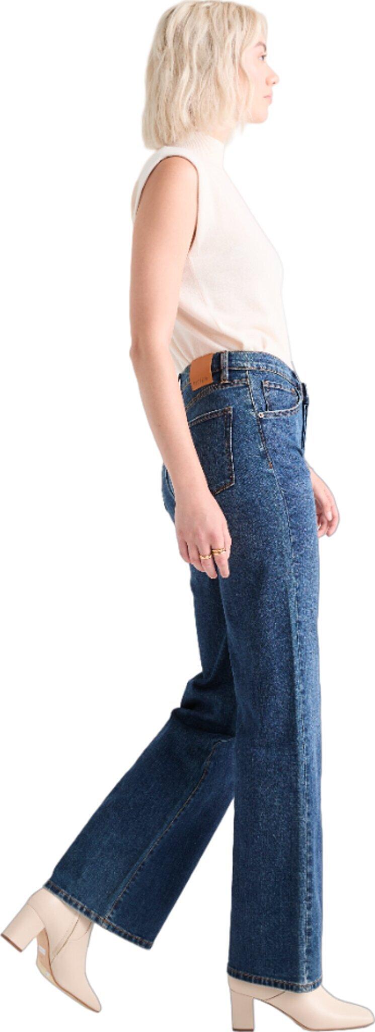 Product gallery image number 7 for product Midweight Performance Denim Wide Leg Jean - Women's