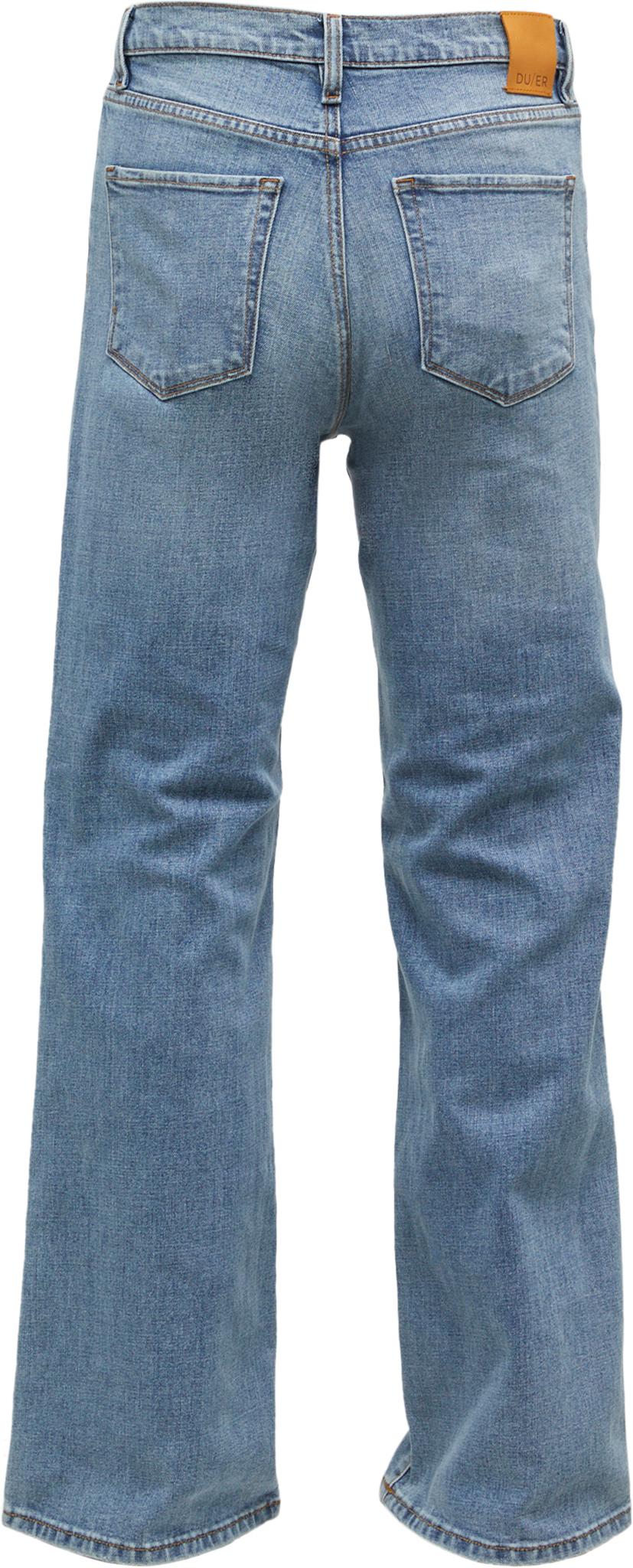 Product gallery image number 8 for product Midweight Performance Denim Wide Leg Jean - Women's