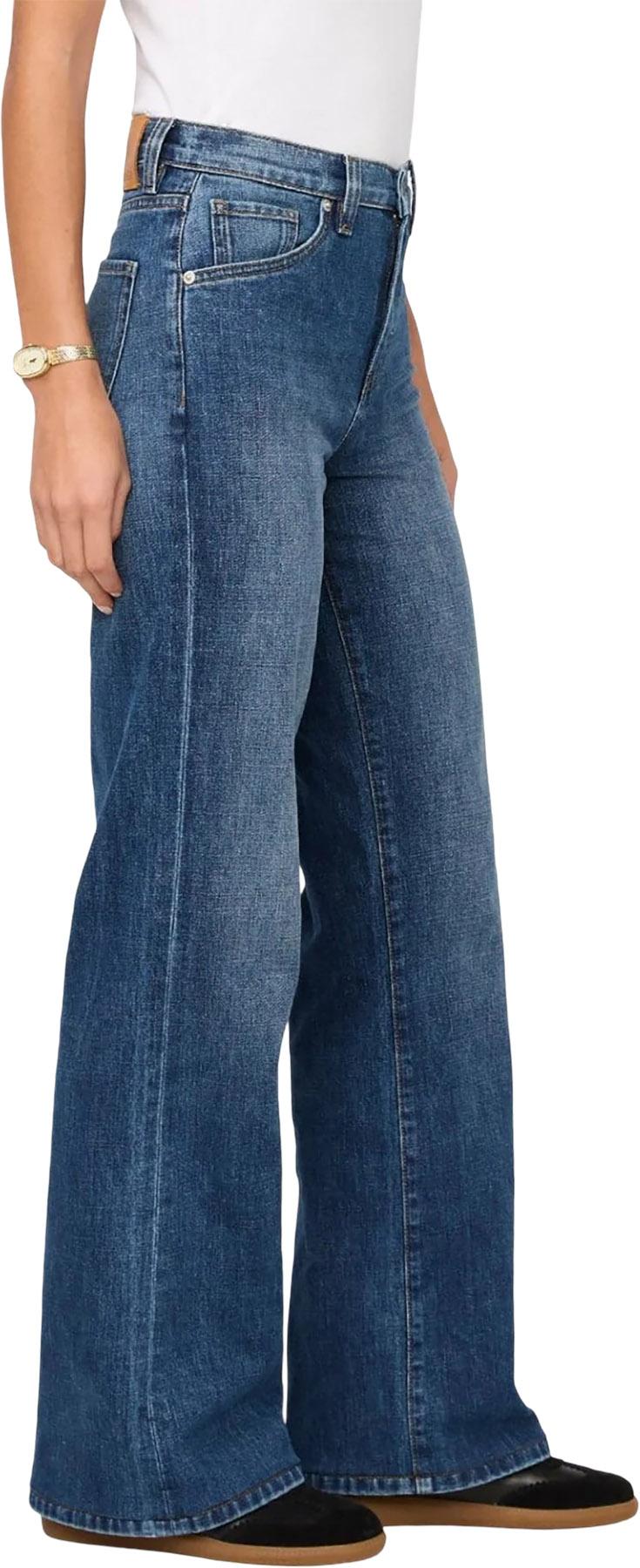 Product gallery image number 5 for product Midweight Denim High Rise Wide Leg Jeans - Women's