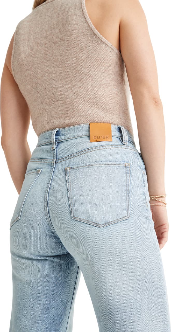 Product gallery image number 6 for product Performance Denim Midweight Wide Leg Jeans - Women's