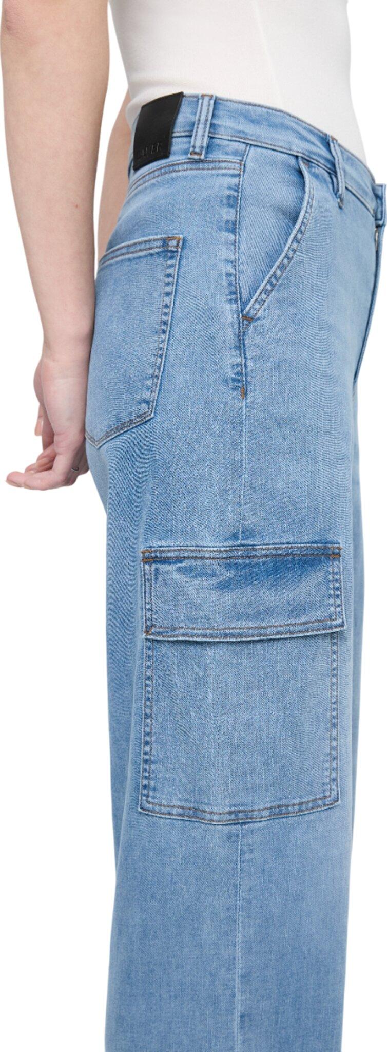 Product gallery image number 6 for product Performance Denim Lite High Rise Cargo Pants - Women's
