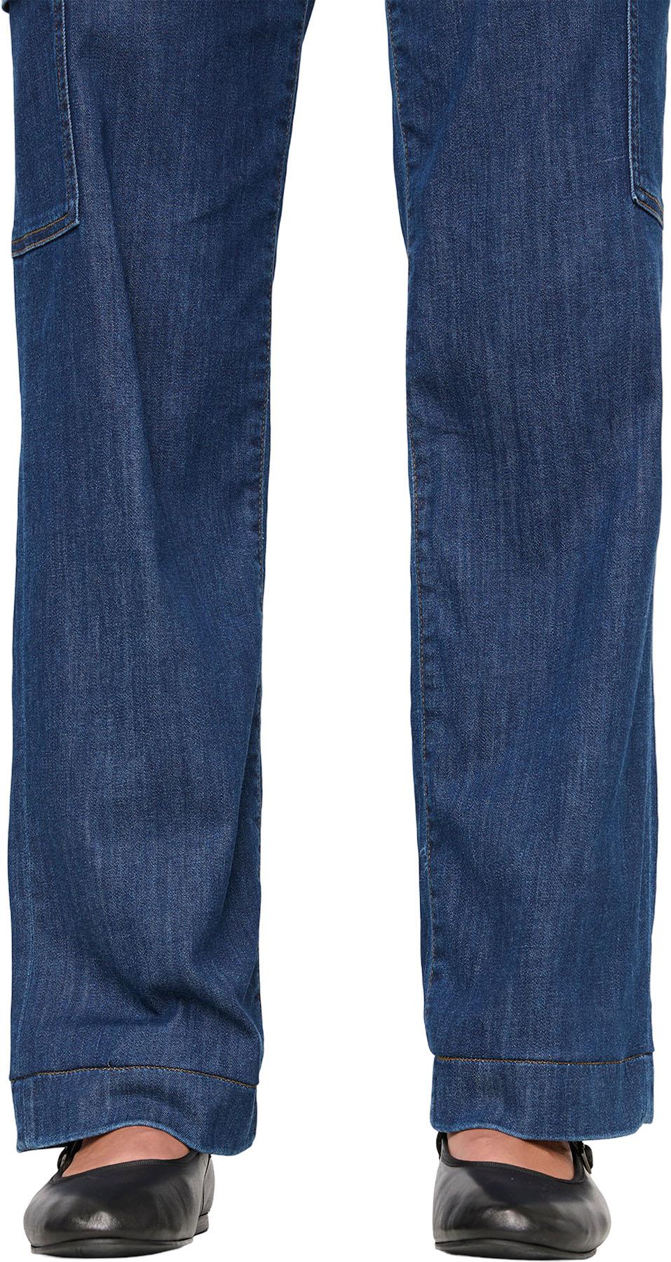 Product gallery image number 5 for product Performance Denim Lite High Rise Cargo Pants - Women's