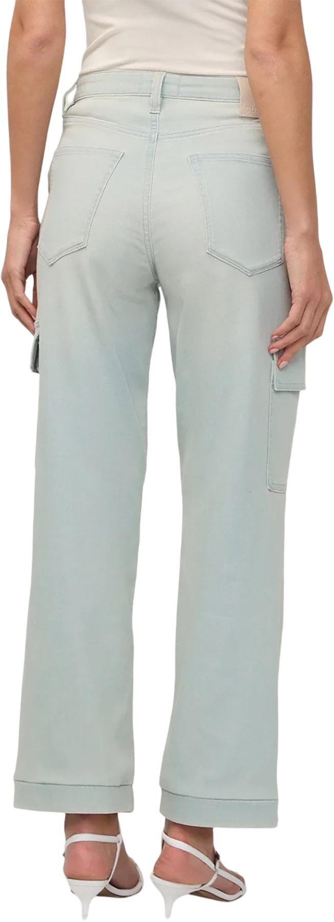 Product gallery image number 2 for product Jean Cargo Taille Haute Denim Performance Lite - Femme