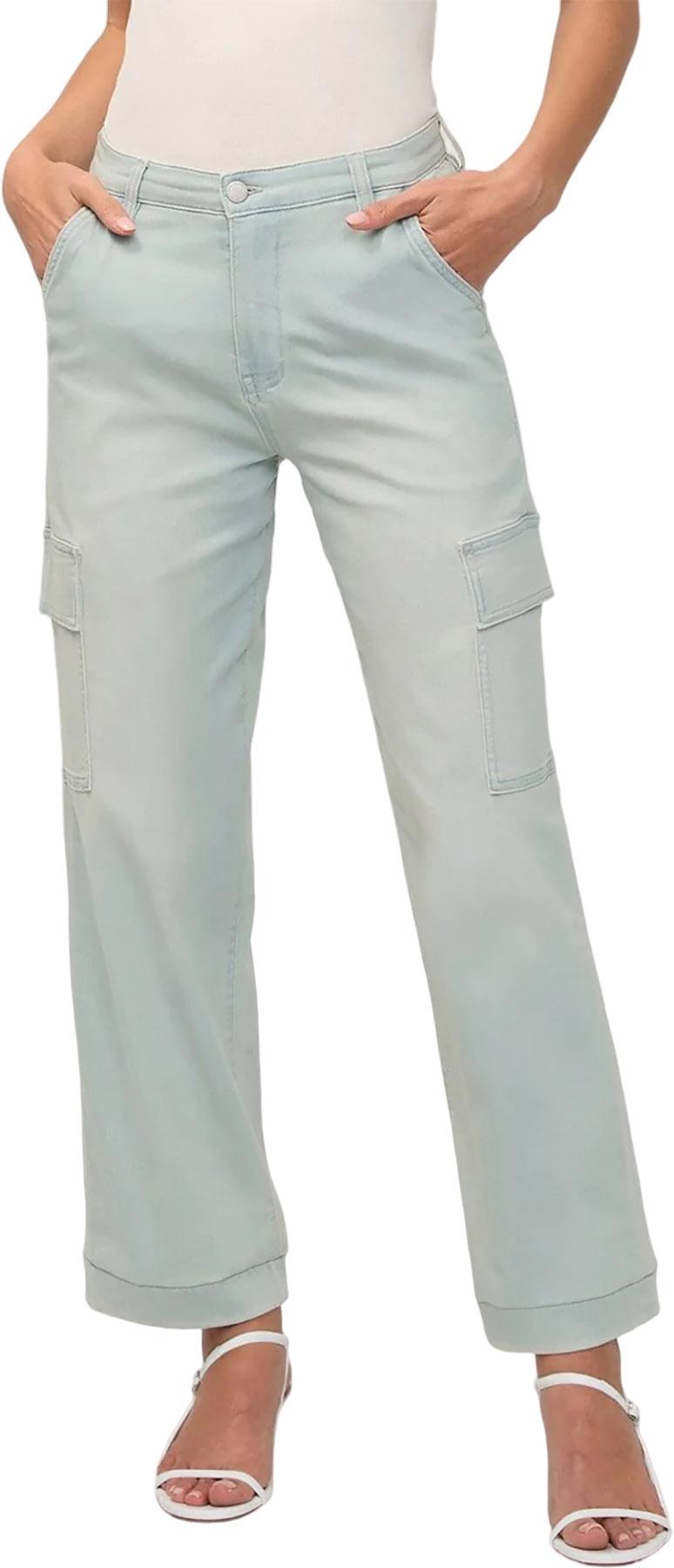 Product image for Jean Cargo Taille Haute Denim Performance Lite - Femme