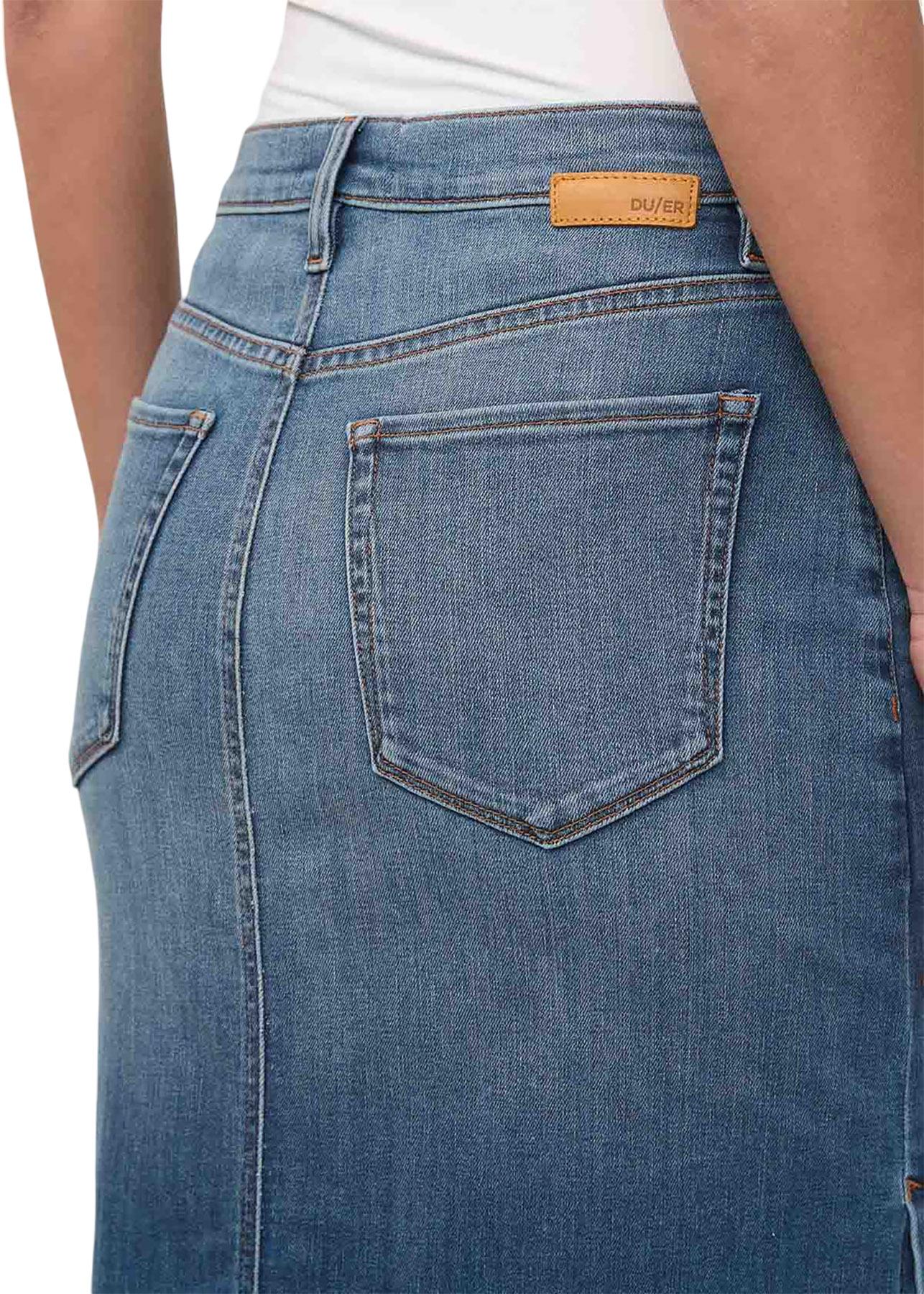 Numéro de l'image de la galerie de produits 2 pour le produit Jupe fendue Performance Denim - Femme