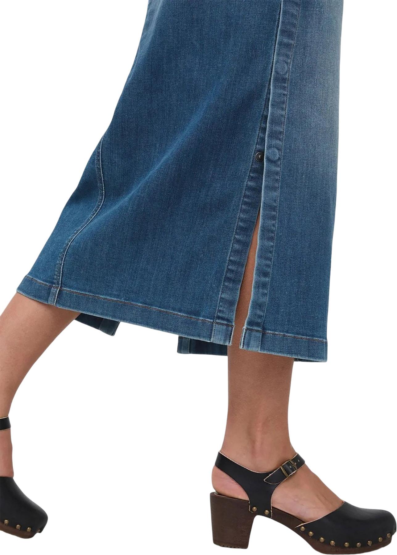 Numéro de l'image de la galerie de produits 3 pour le produit Jupe fendue Performance Denim - Femme