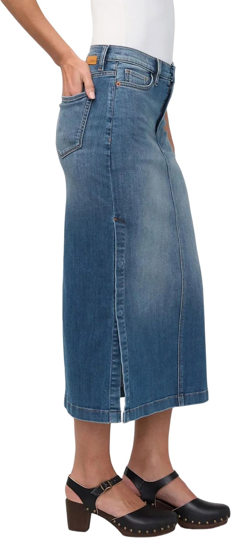Numéro de l'image de la galerie de produits 5 pour le produit Jupe fendue Performance Denim - Femme