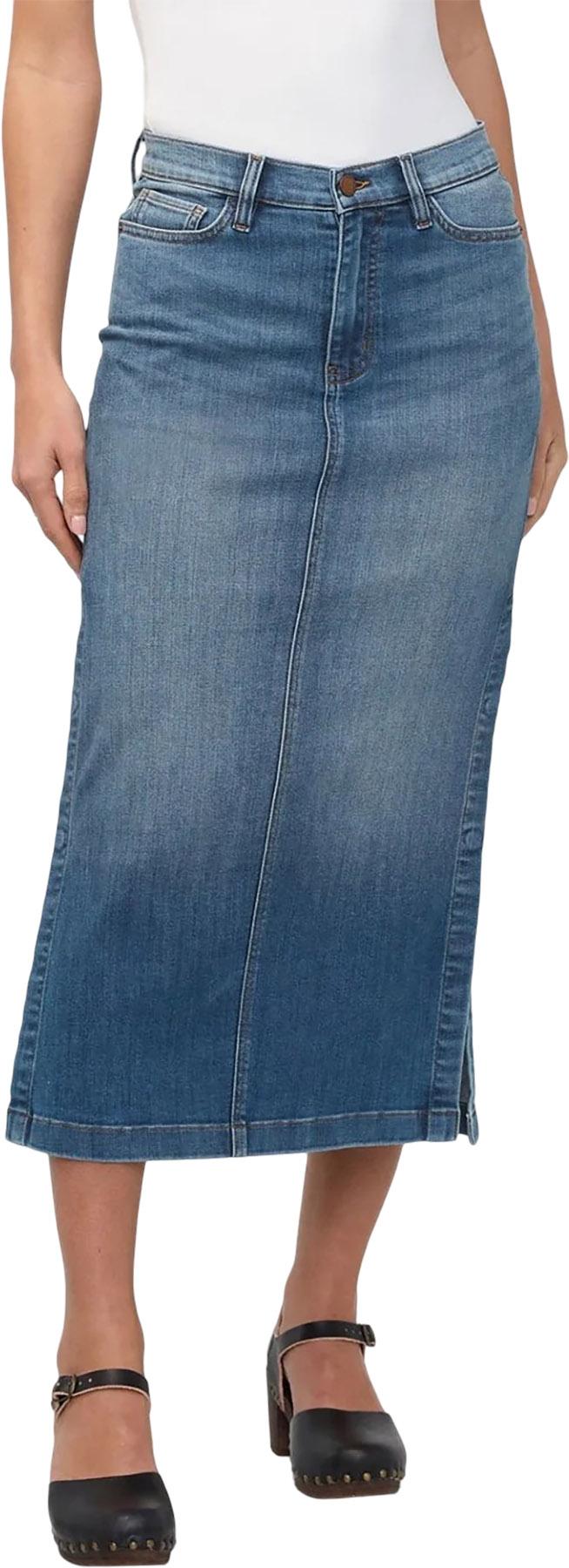 Product image for Performance Denim Slit Skirt - Women's