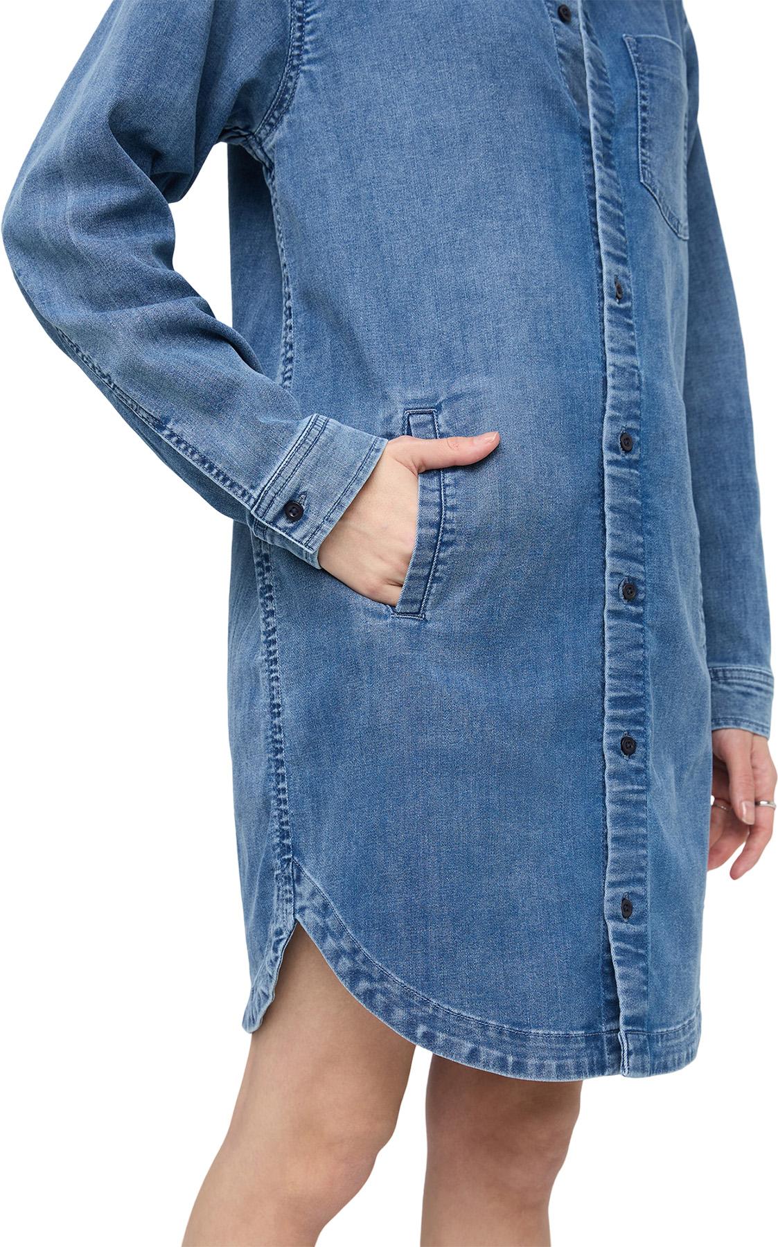 Numéro de l'image de la galerie de produits 3 pour le produit Robe chemise Performance Denim Lite - Femme