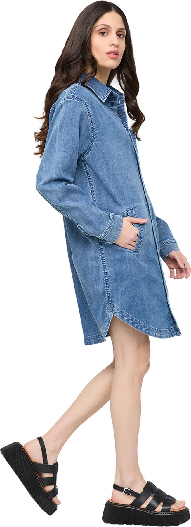 Numéro de l'image de la galerie de produits 4 pour le produit Robe chemise Performance Denim Lite - Femme