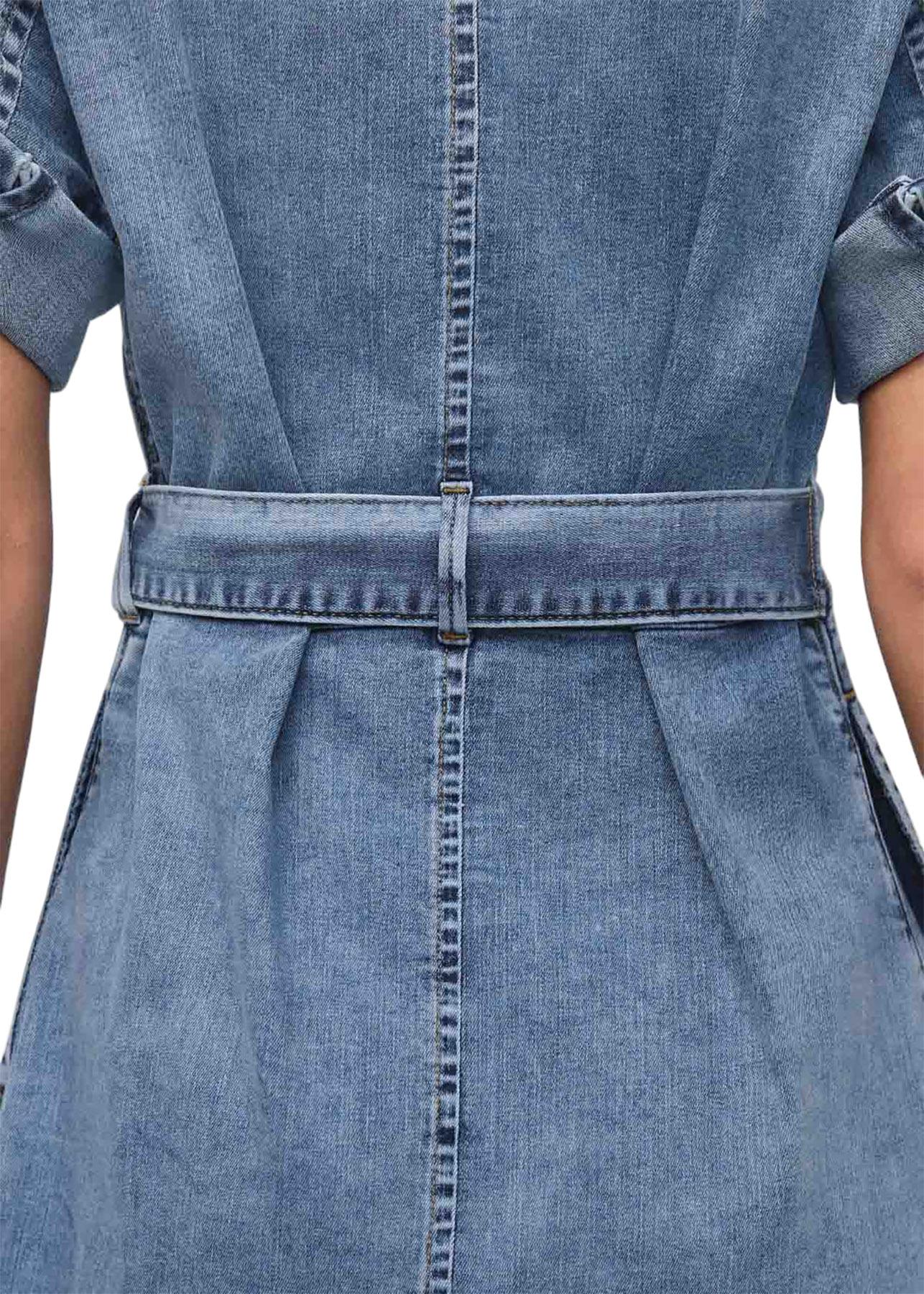 Product gallery image number 7 for product Performance Denim Lite Wrap Shirt Dress - Women's