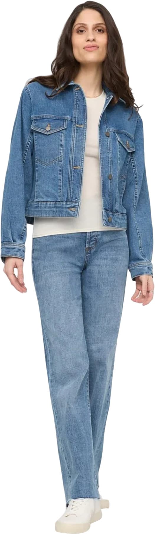 Product gallery image number 6 for product Midweight Denim Pleated Jacket - Women's