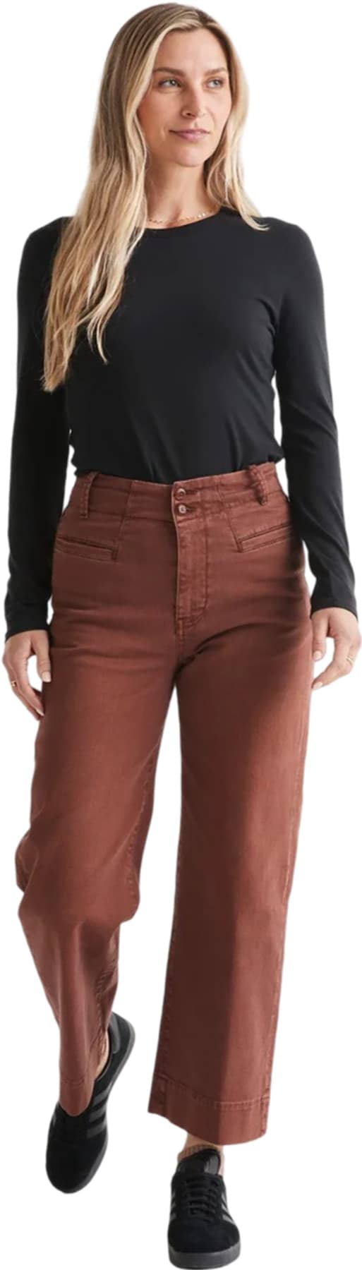 Numéro de l'image de la galerie de produits 5 pour le produit Pantalon taille haute LuxTwill - Femme