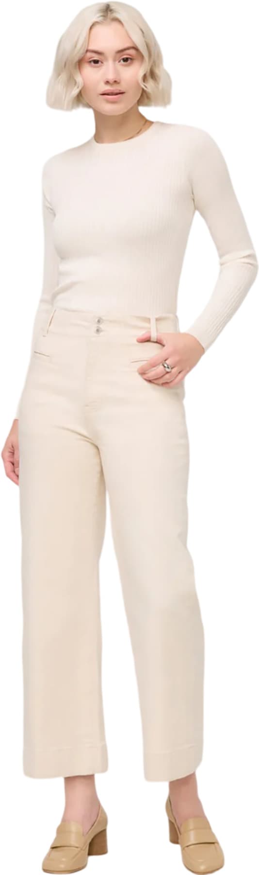 Numéro de l'image de la galerie de produits 2 pour le produit Pantalon taille haute LuxTwill - Femme