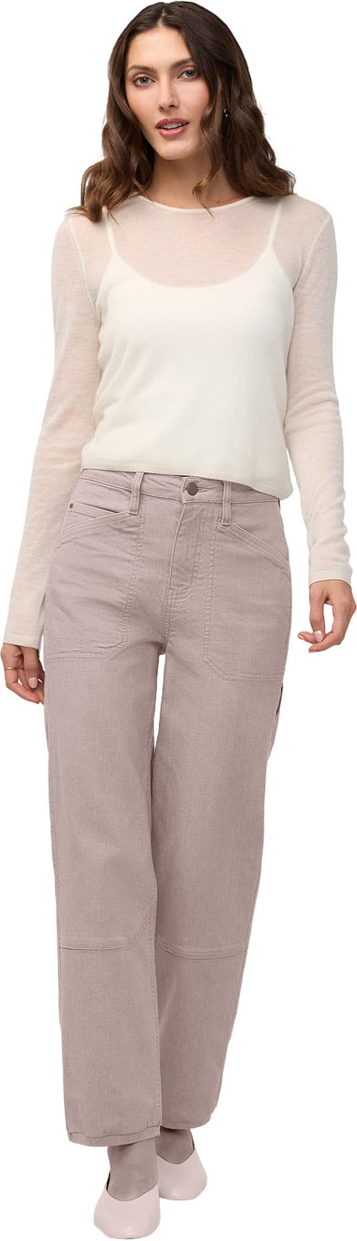 Numéro de l'image de la galerie de produits 5 pour le produit Pantalon utilitaire en toile extensible - Femme