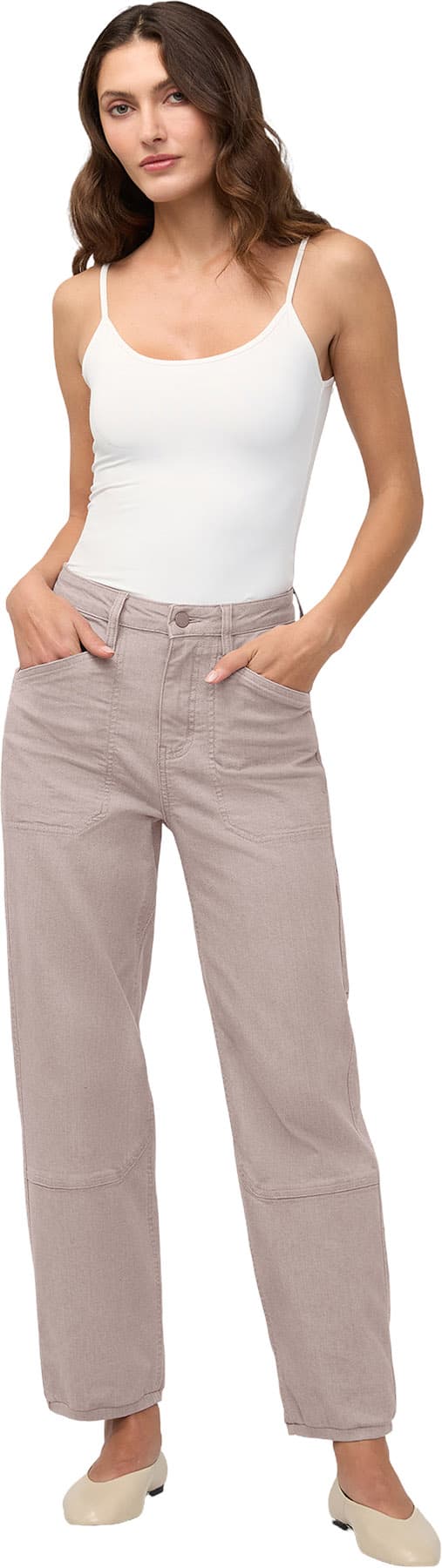 Numéro de l'image de la galerie de produits 1 pour le produit Pantalon utilitaire en toile extensible - Femme