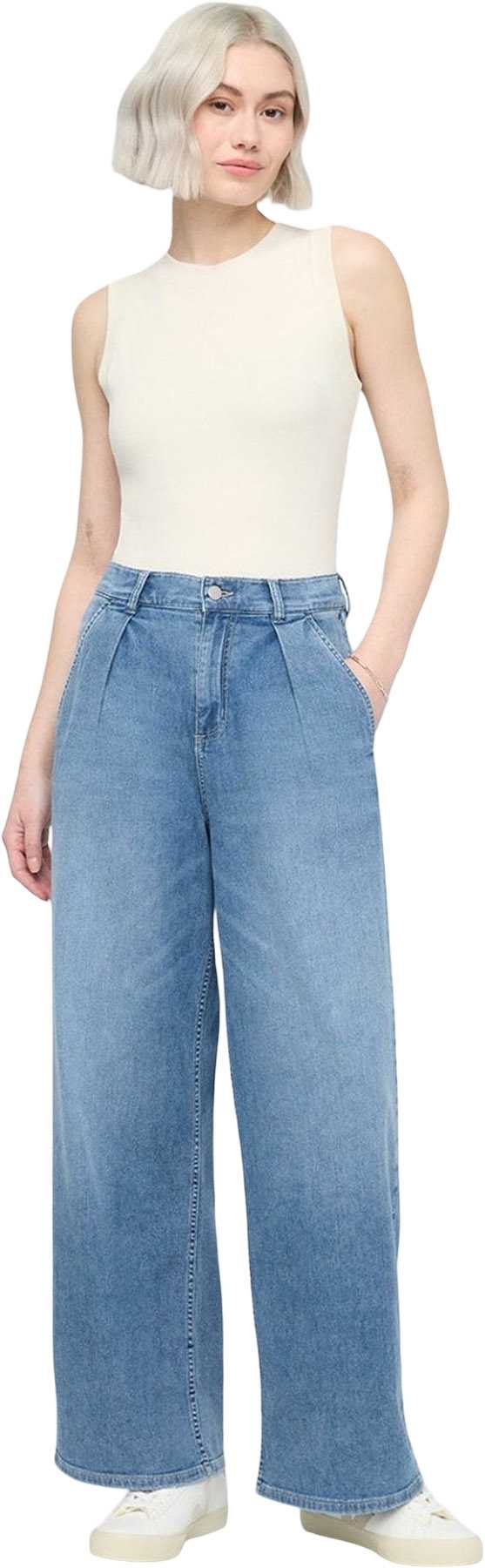 Product image for Performance Denim Lite Pleated Pant - Women's