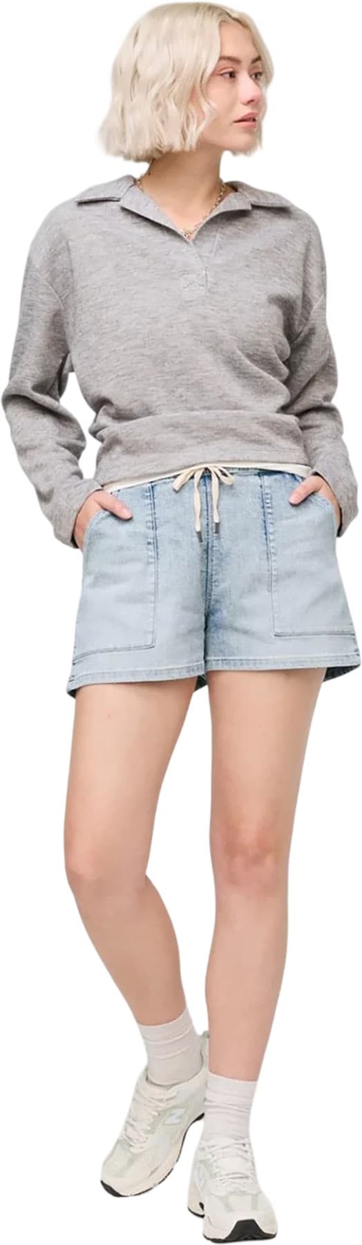 Product gallery image number 2 for product Short Performance Denim Harbour - Femme