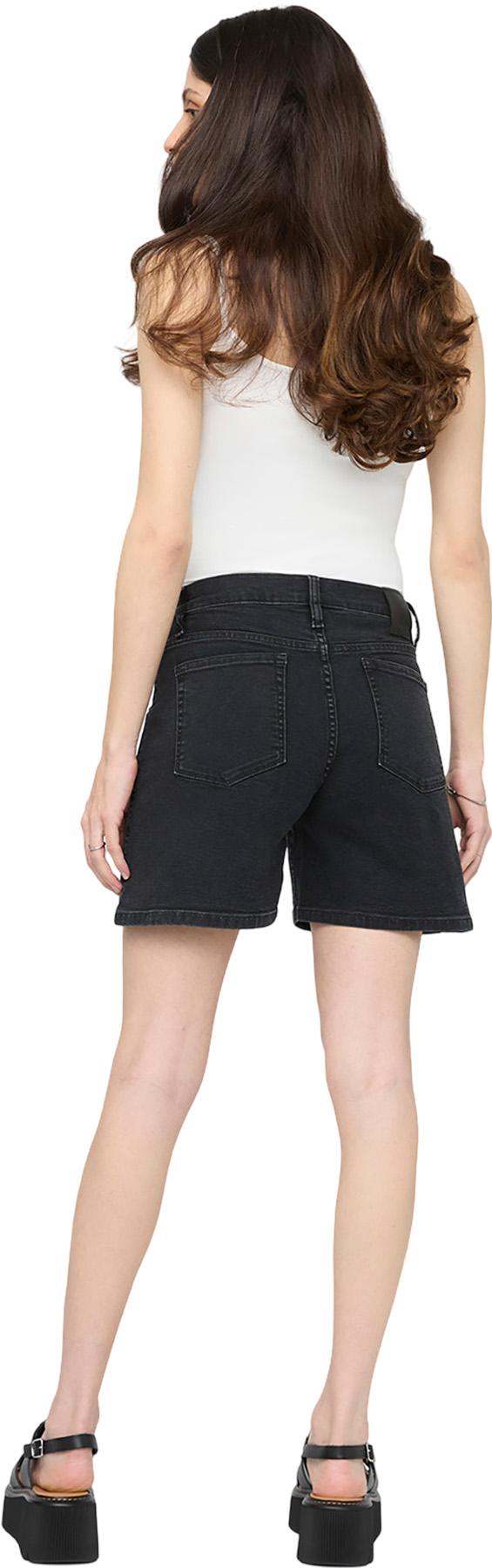 Numéro de l'image de la galerie de produits 3 pour le produit Short décontracté taille haute en toile extensible - Femme