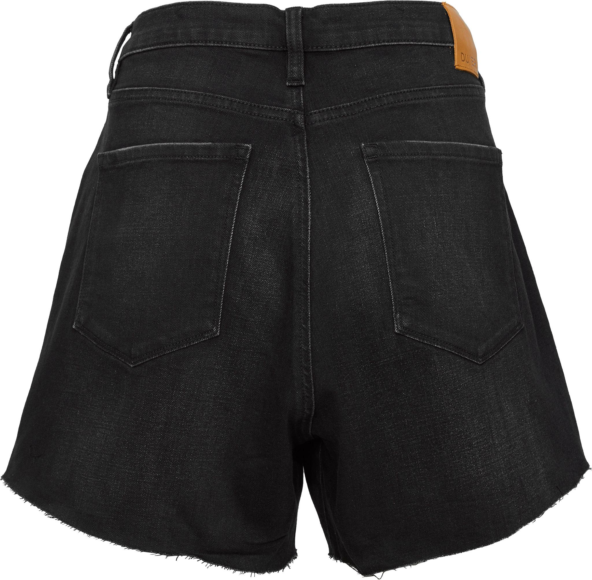 Product gallery image number 2 for product Midweight Performance Denim High Rise A Line Shorts - Women's