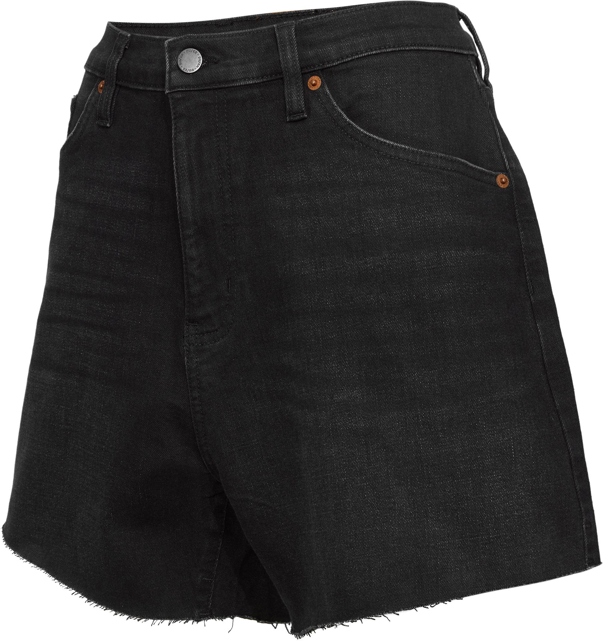 Product gallery image number 3 for product Midweight Performance Denim High Rise A Line Shorts - Women's