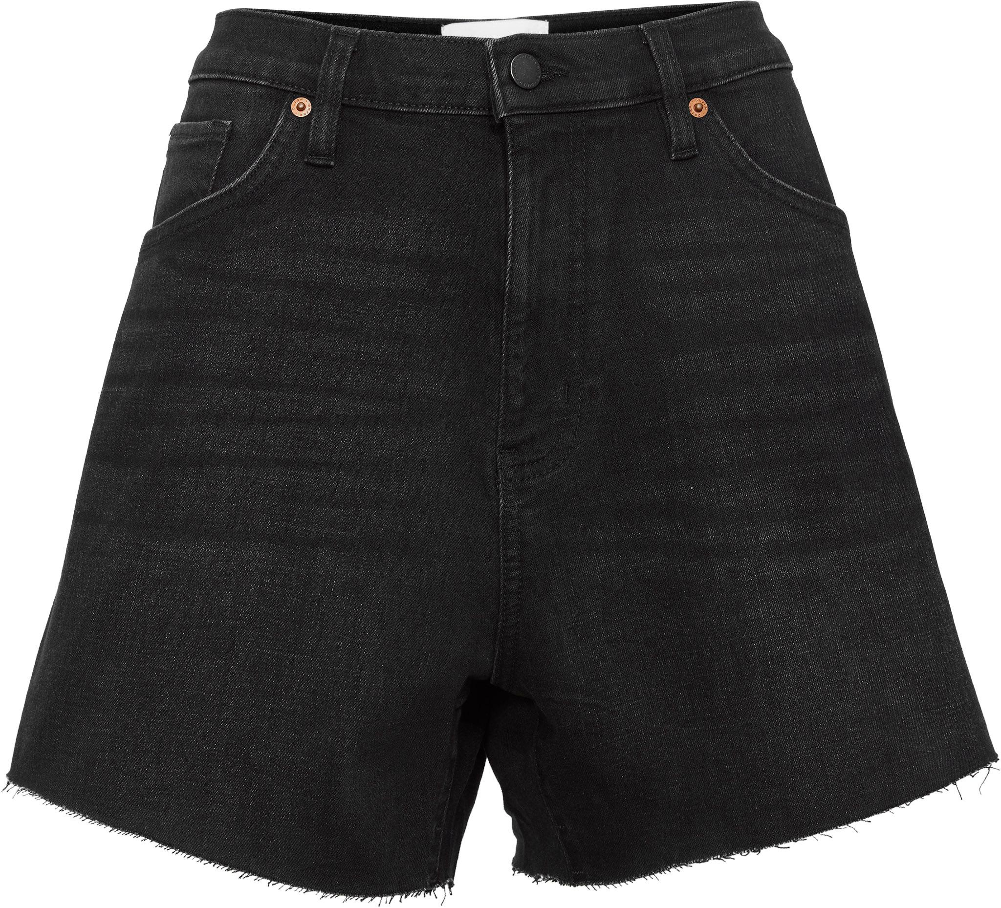 Product gallery image number 1 for product Midweight Performance Denim High Rise A Line Shorts - Women's