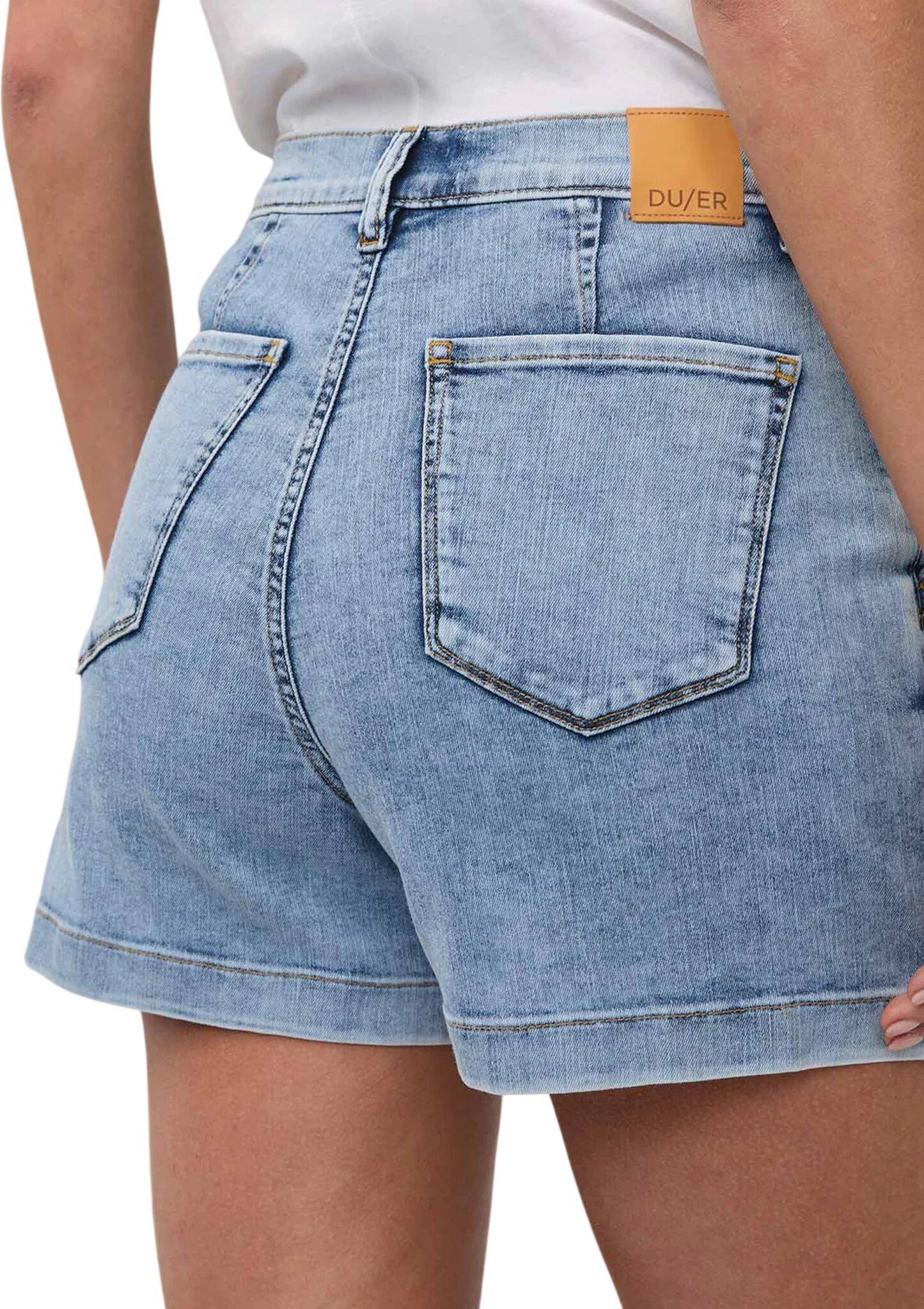 Product gallery image number 5 for product Jupe-short portefeuille Performance Denim Lite - Femme 