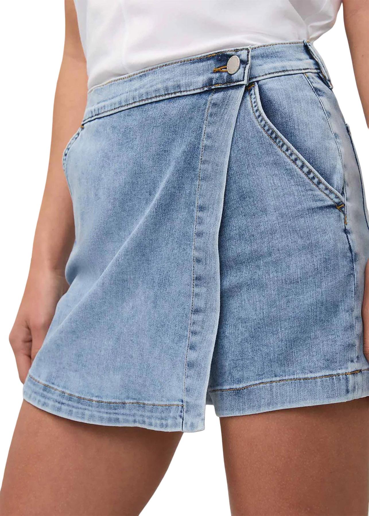 Product gallery image number 7 for product Performance Denim Lite Wrap Skort - Women's