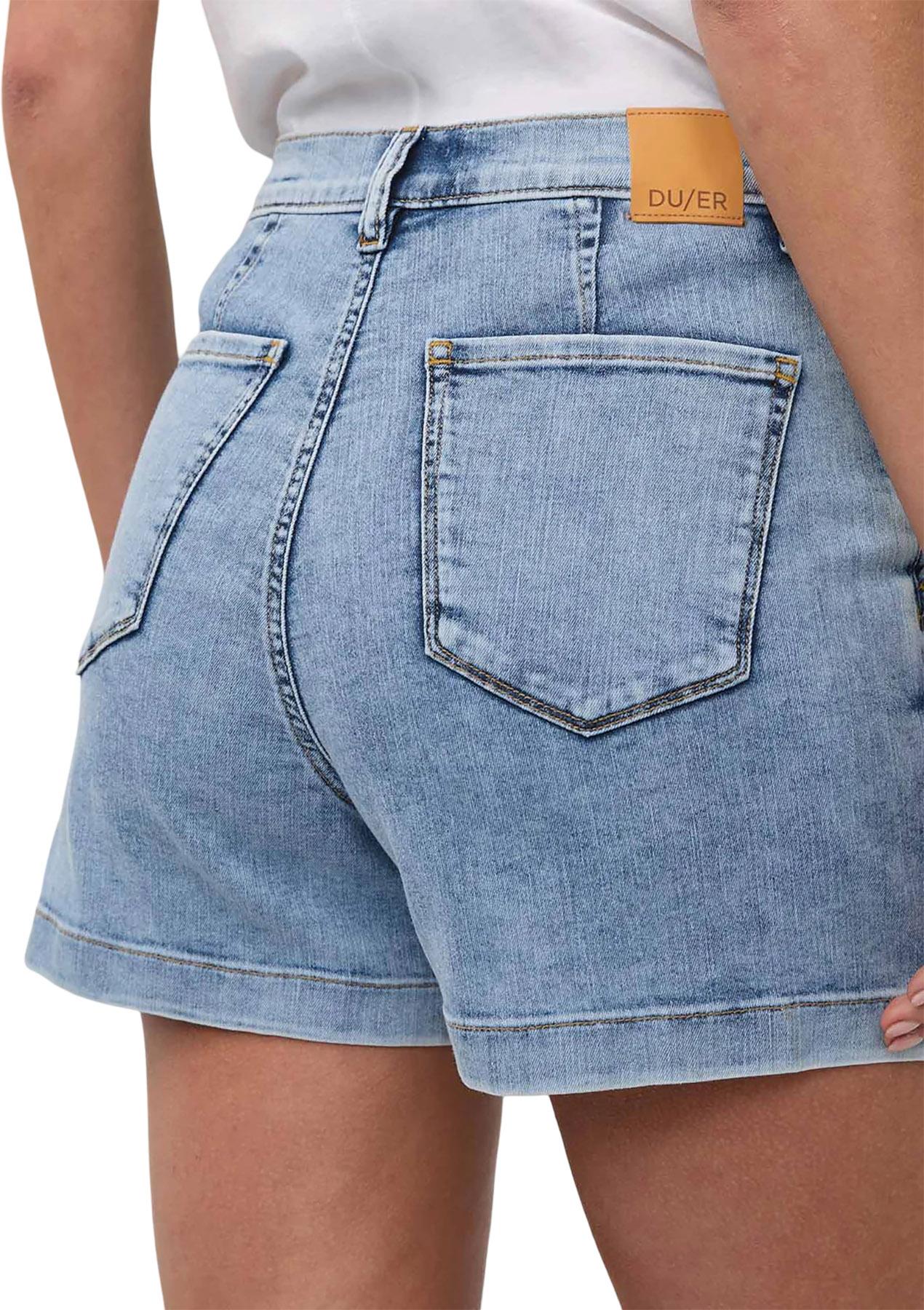 Product gallery image number 2 for product Jupe-short portefeuille Performance Denim Lite - Femme 