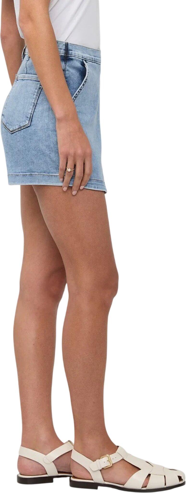 Product gallery image number 3 for product Jupe-short portefeuille Performance Denim Lite - Femme 