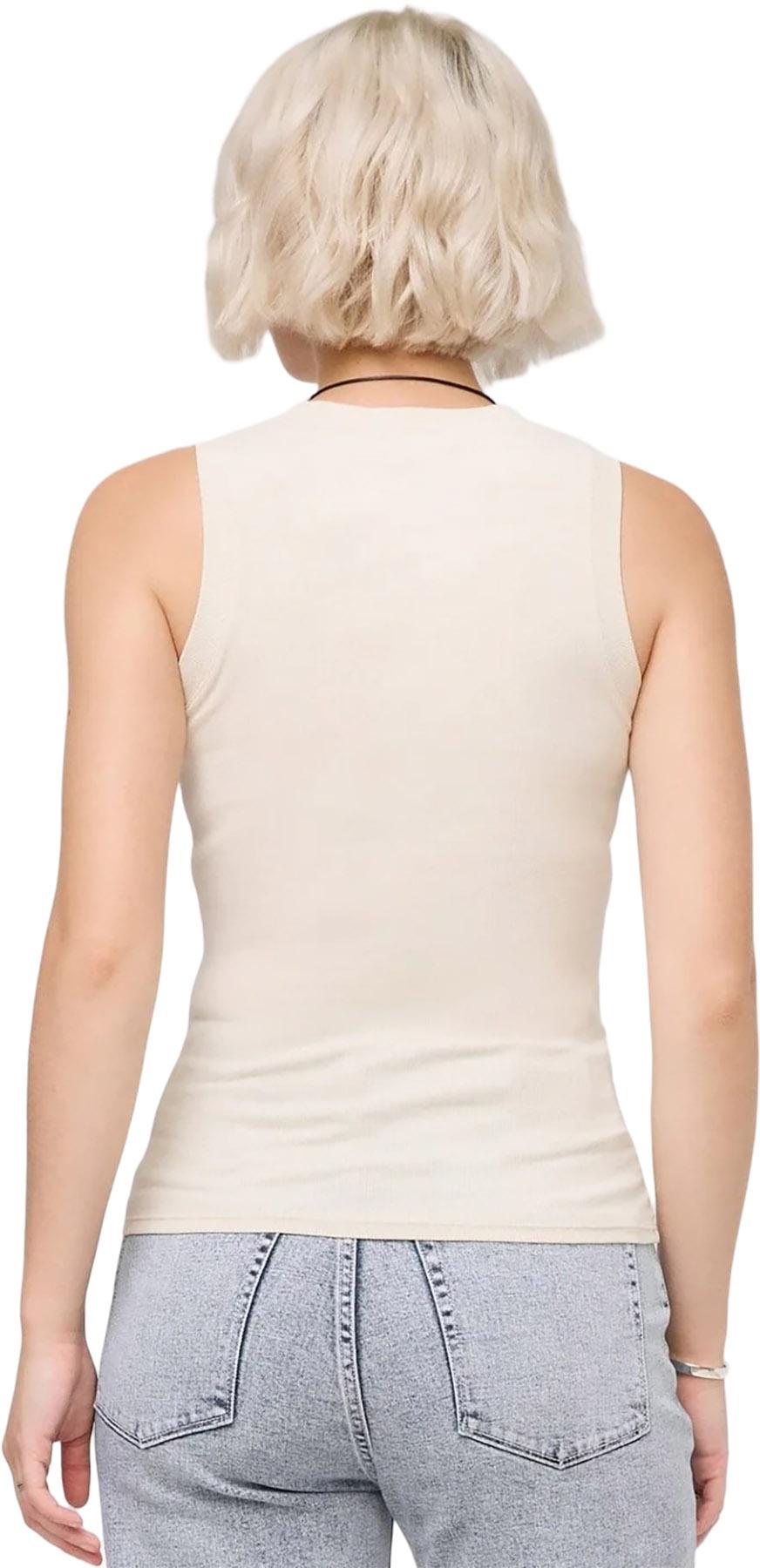 Product gallery image number 3 for product Ribbed Pima High Neck Tank Top - Women's