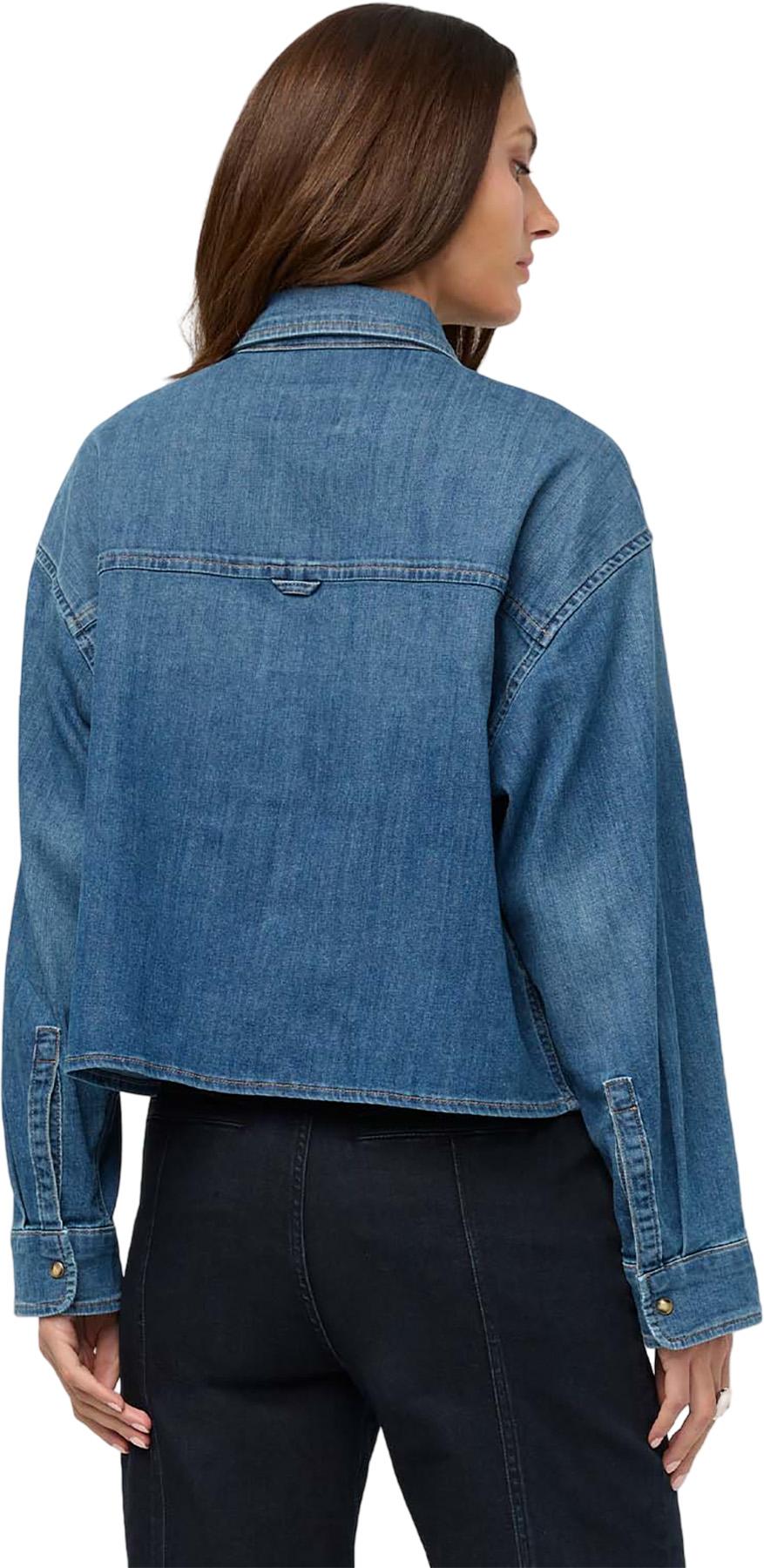 Numéro de l'image de la galerie de produits 2 pour le produit Manteau coupe boxy Performance Denim Lite - Femme