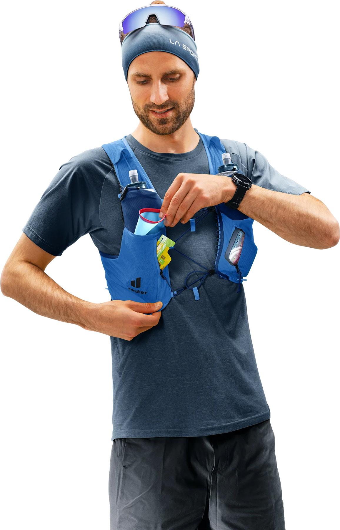 Product gallery image number 5 for product Veste d'hydratation de course sur sentier Traick 9 - Unisexe