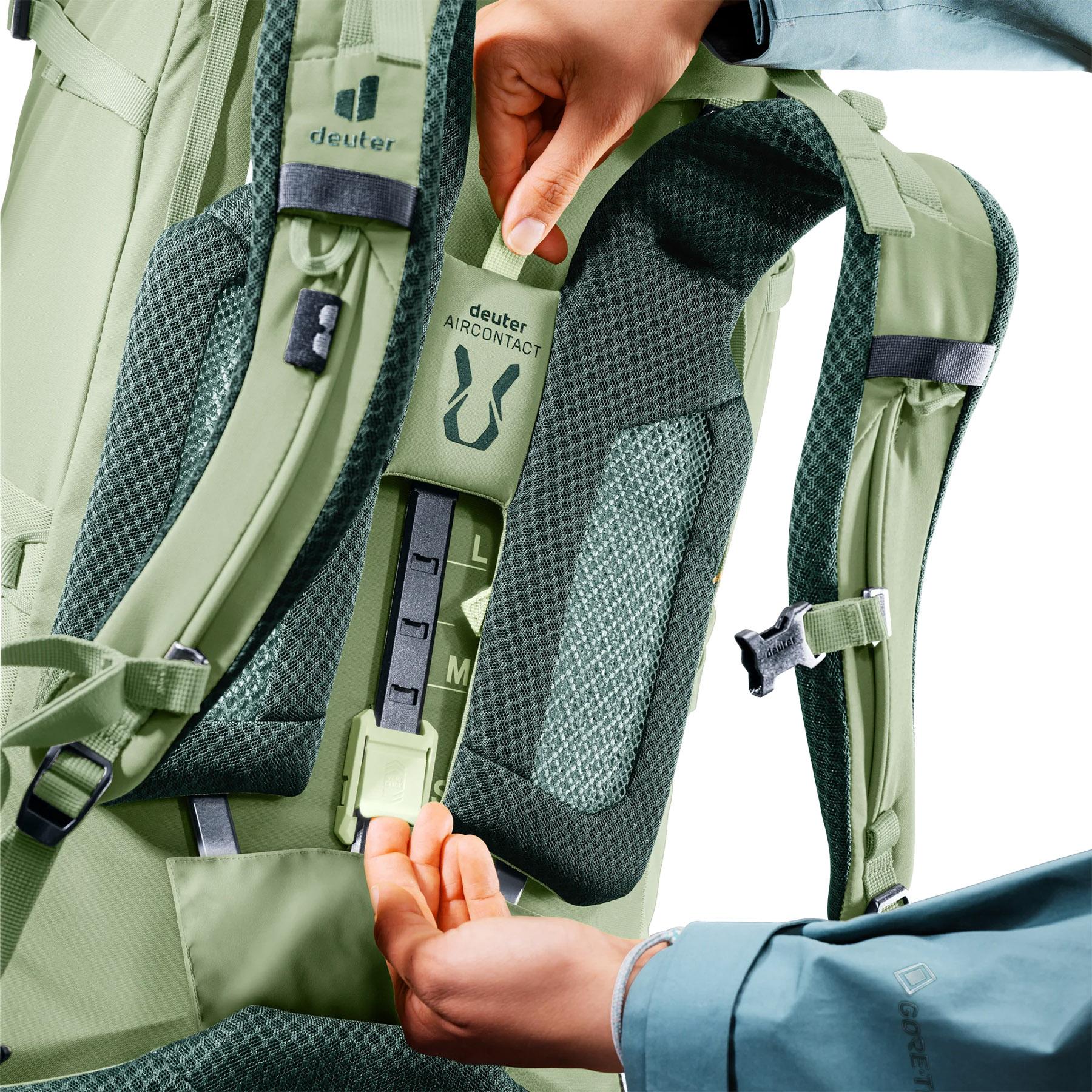 Product gallery image number 8 for product Aircontact Core 45+10 SL Backpacking Pack - Women's