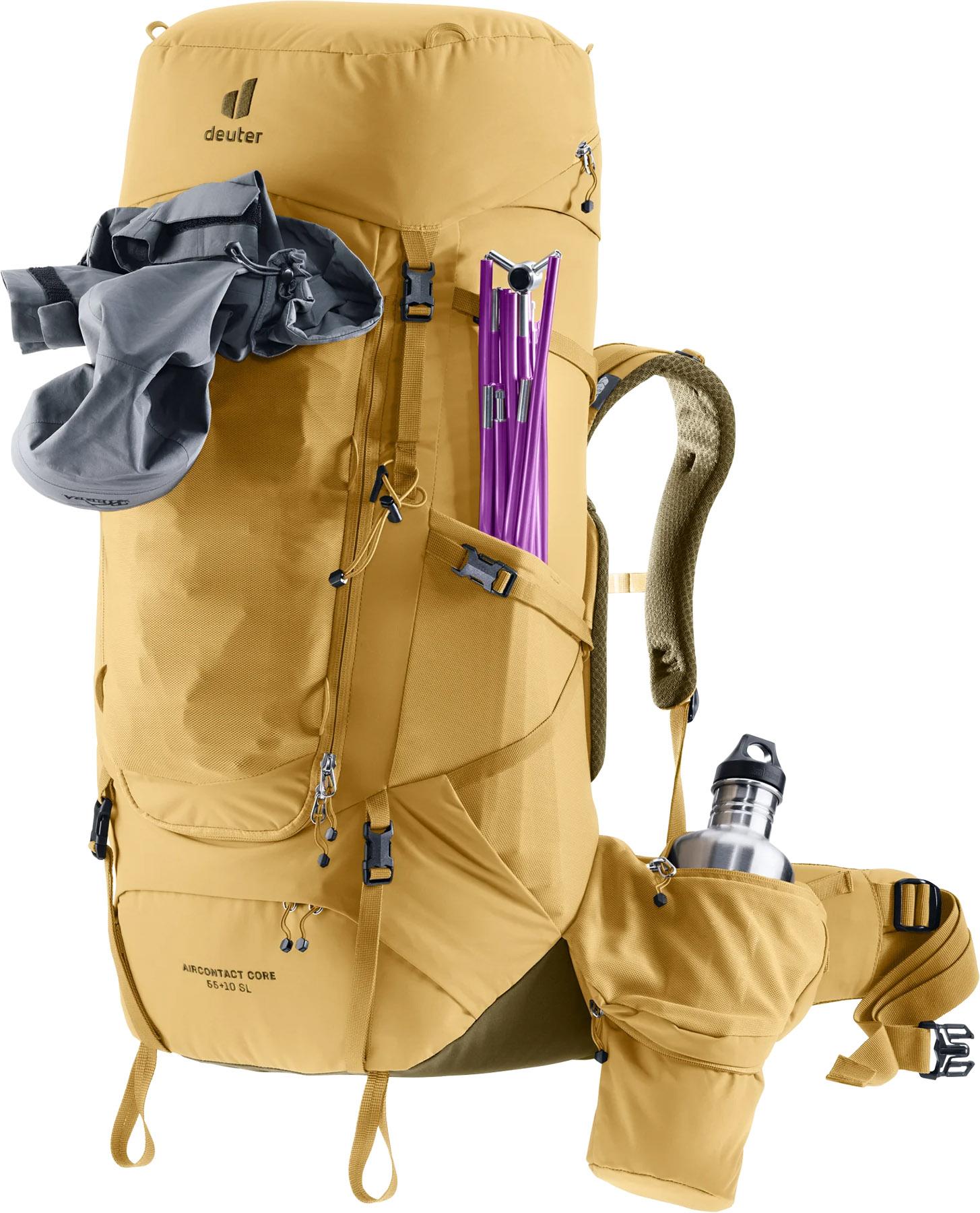 Product gallery image number 4 for product Sac à dos de randonnée Aircontact Core 55+10 SL - Femme