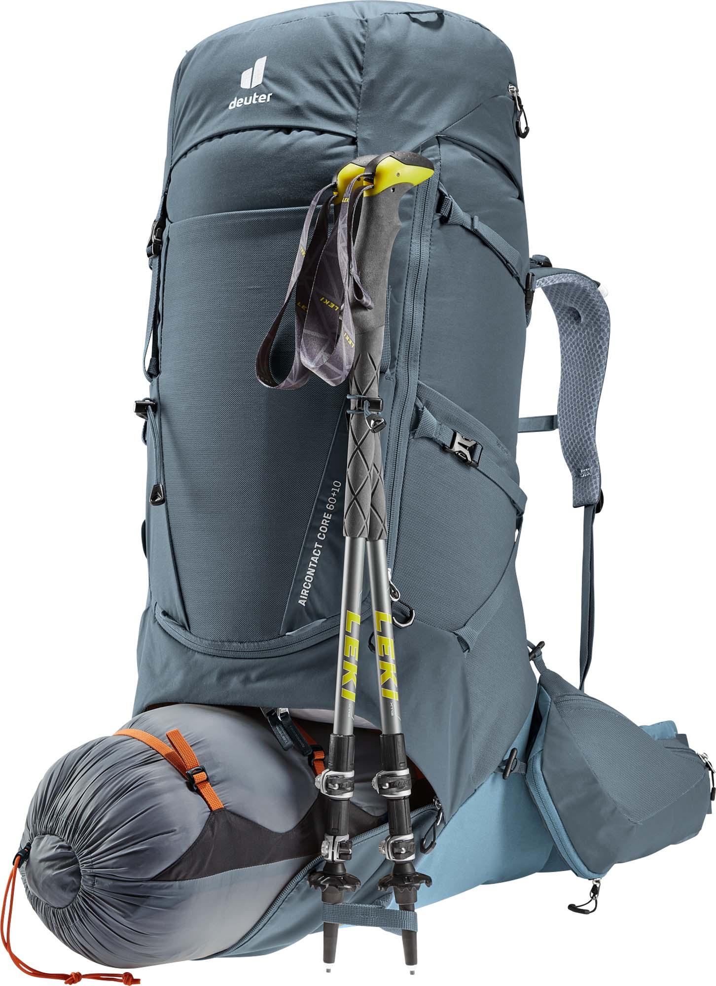 Numéro de l'image de la galerie de produits 5 pour le produit Sac à dos de randonnée Aircontact Core 60+10 - Unisexe