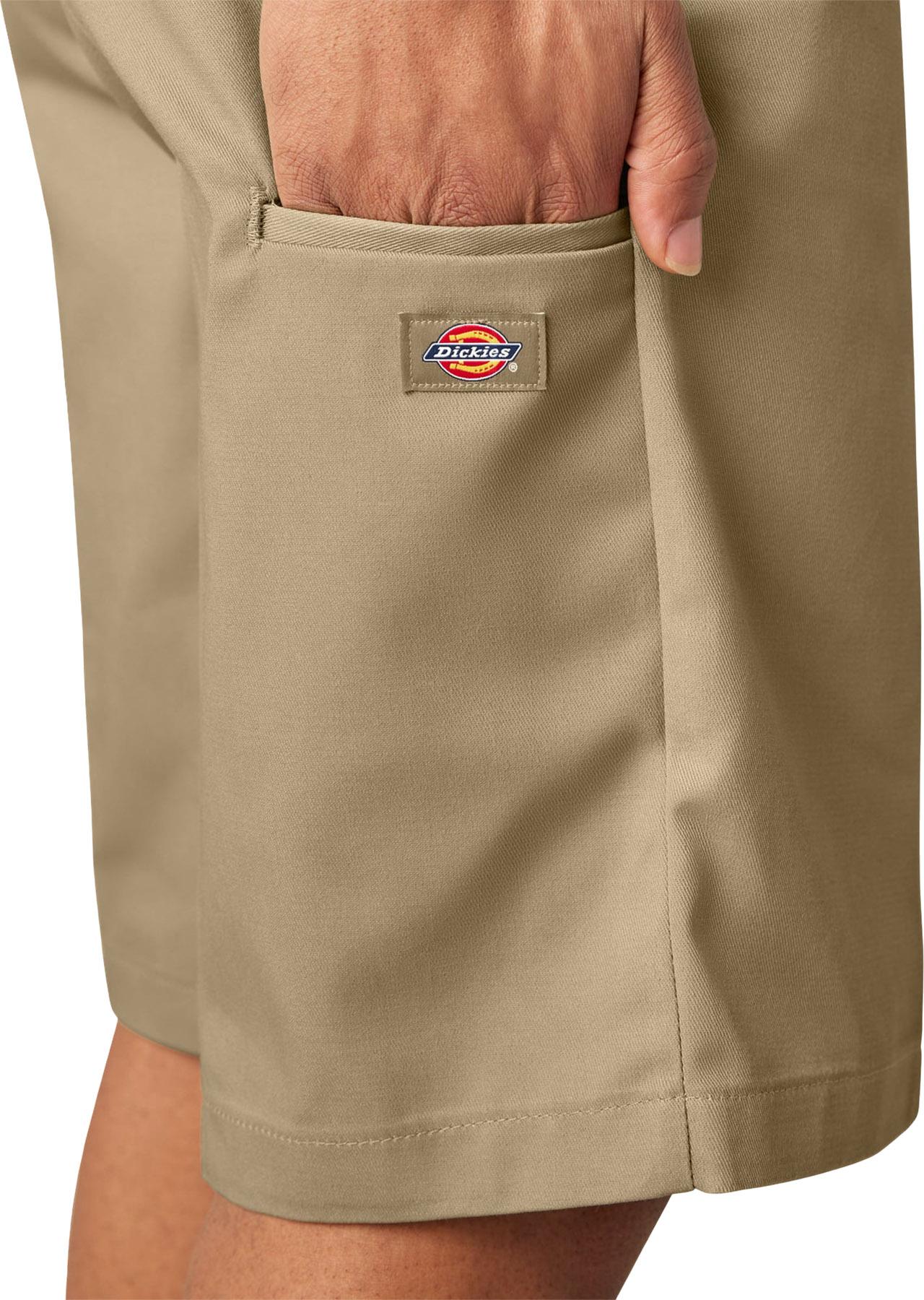 Product gallery image number 4 for product Loose Fit Flat Front Work Shorts 13" - Men's