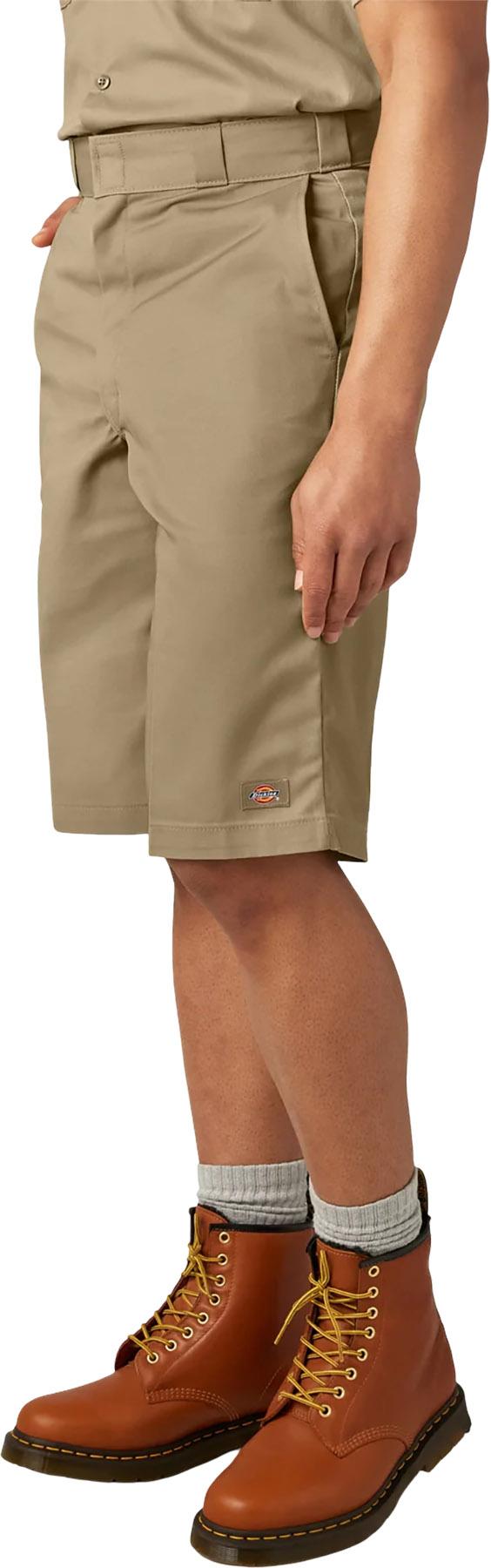 Product gallery image number 7 for product Loose Fit Flat Front Work Shorts 13" - Men's